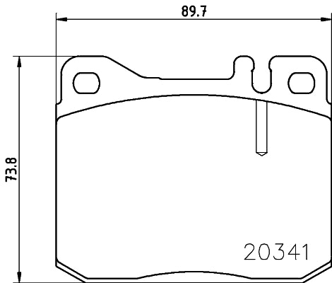 NF PARTS Bremžu uzliku kompl., Disku bremzes NF0017431